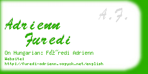 adrienn furedi business card